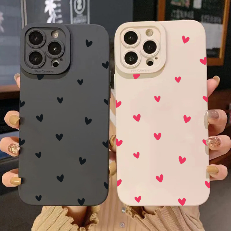 Black Love Heart Protector Pho - Samsung Galaxy A55 ulasan dan harga