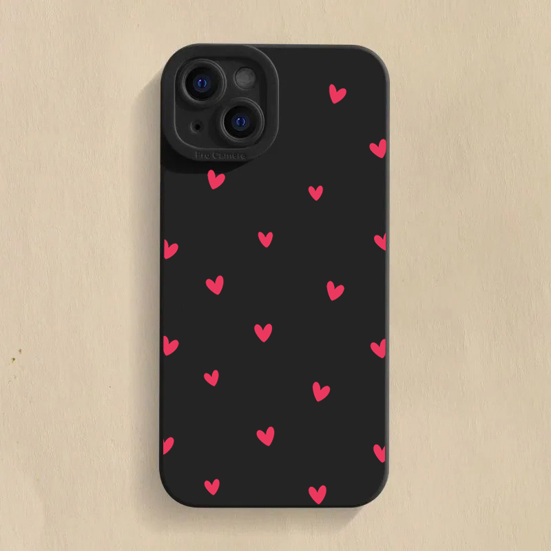 Black Love Heart Protector Pho - Samsung Galaxy A55 ulasan dan harga