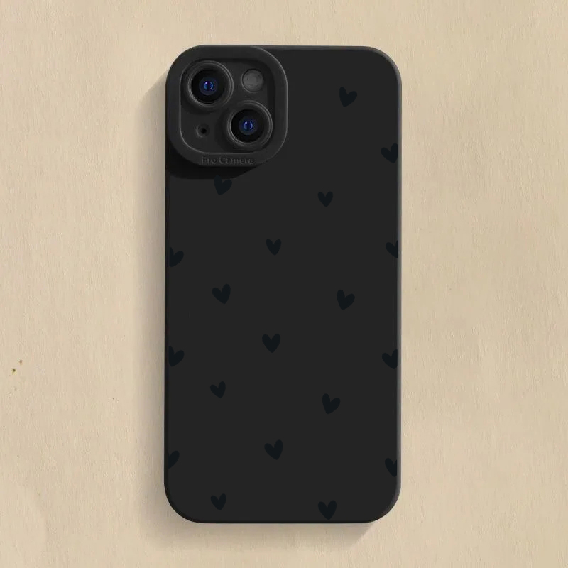 Black Love Heart Protector Pho - Samsung Galaxy A55 ulasan dan harga