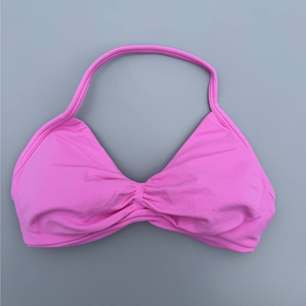 Strappy Bra Gym Top Women High - Rugged Sport Strap ulasan dan harga