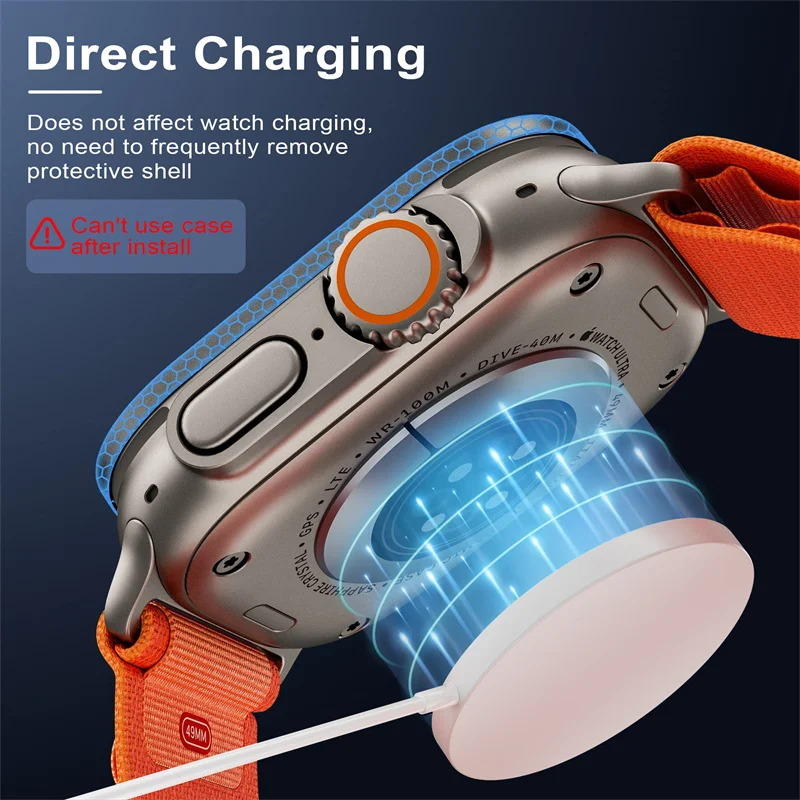 Tempered Glass for Apple Watch - Smartwatch Case ulasan dan harga