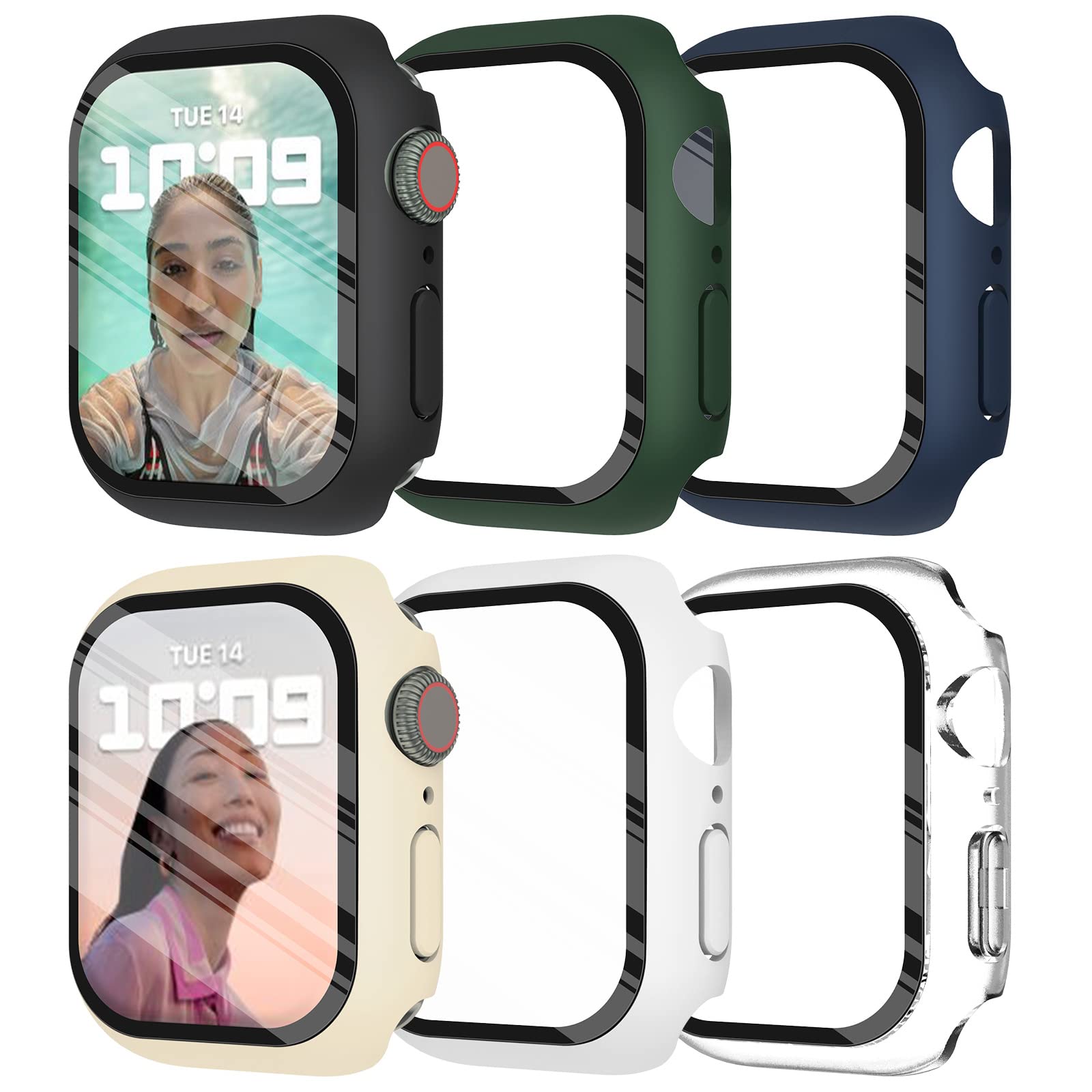 Tempered Glass+cover For Apple - Garmin Smartwatch Accessories ulasan dan harga