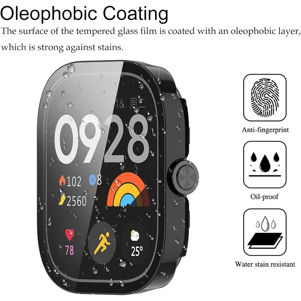 Tempered Glass+Case For Xiaomi - Xiaomi Smartwatch Accessories ulasan dan harga