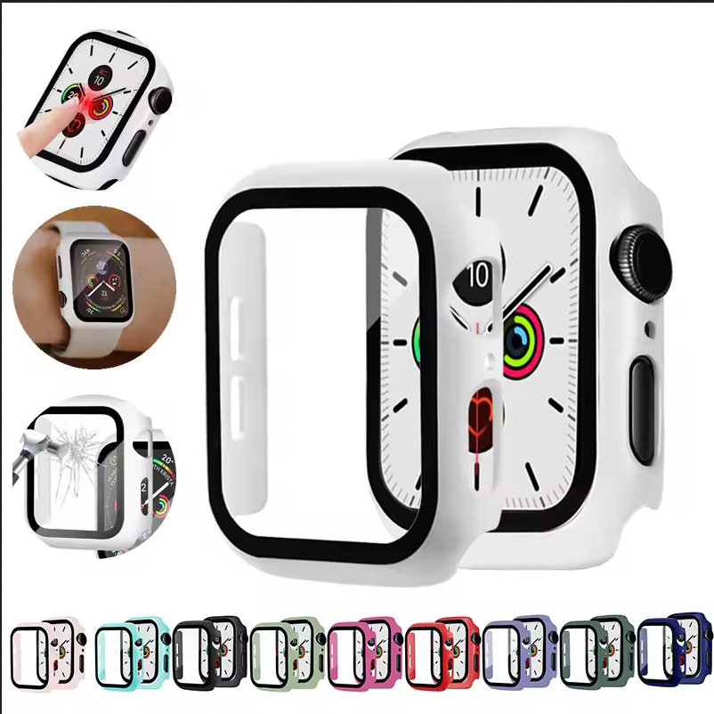Tempered Glass+Cover For Apple - Smartwatch Case ulasan dan harga