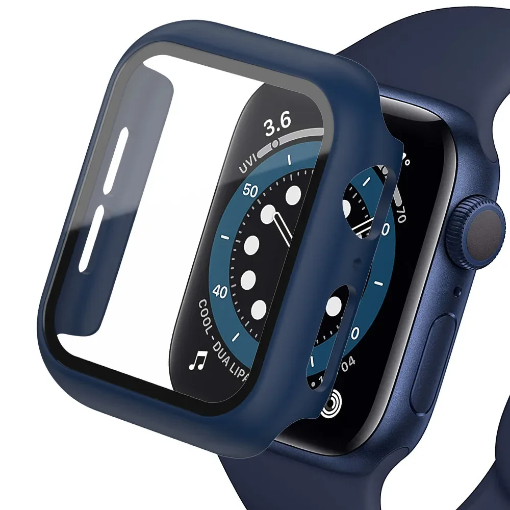 Tempered Glass+cover For Apple - Garmin Smartwatch Accessories ulasan dan harga